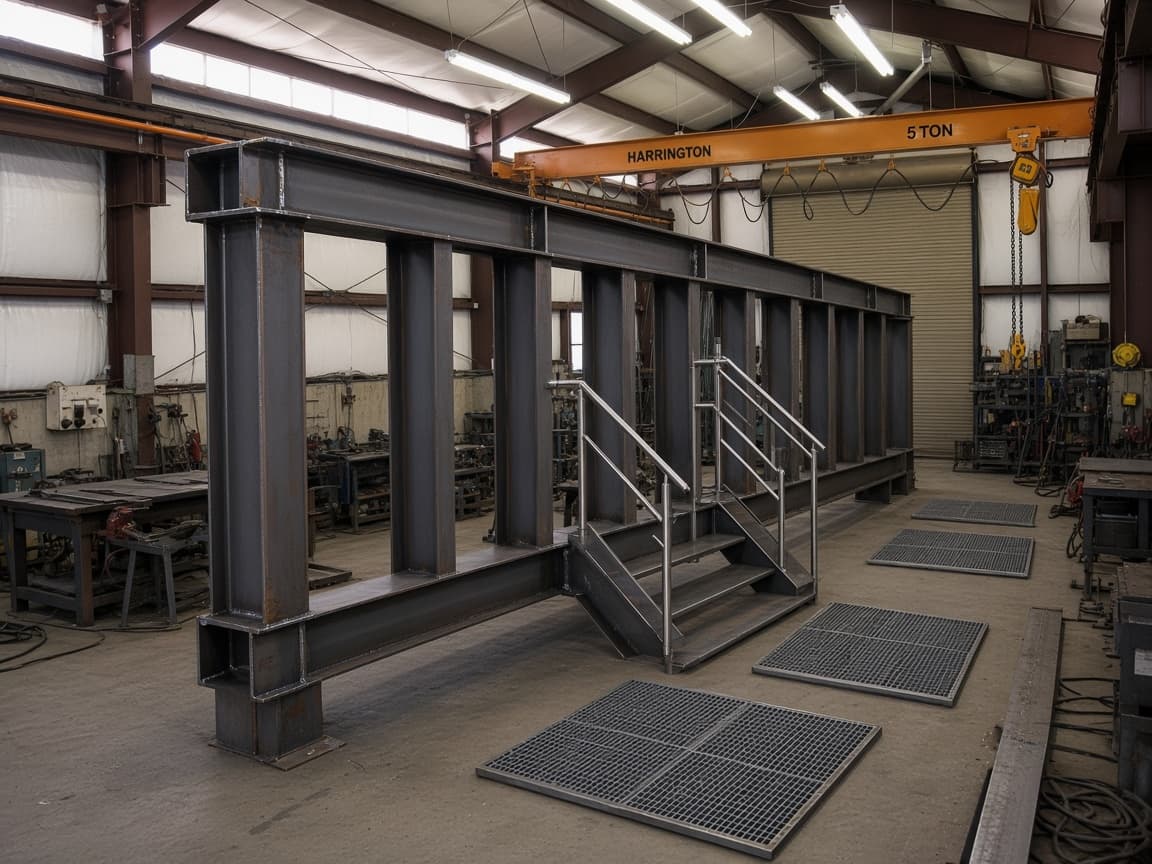 Steel fabrication for oil and gas support
