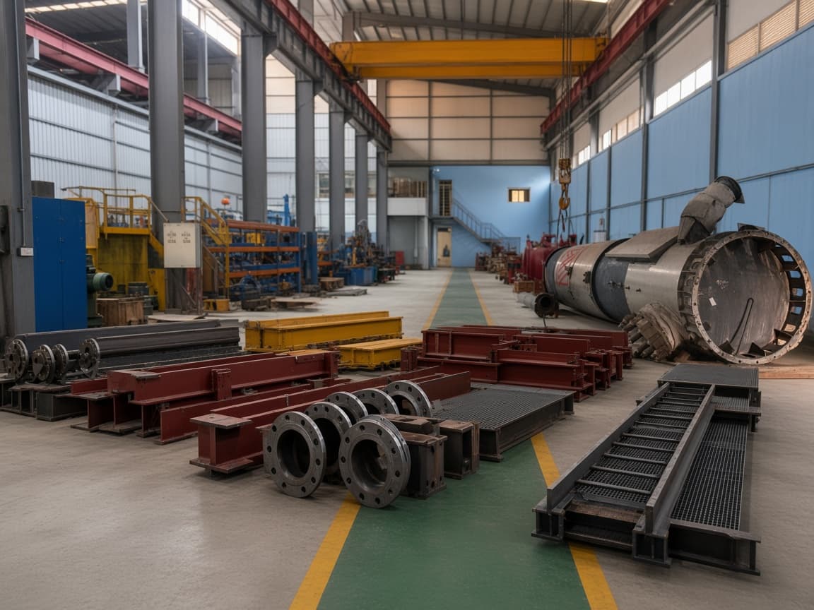 Fabricated pipe spools ready for delivery